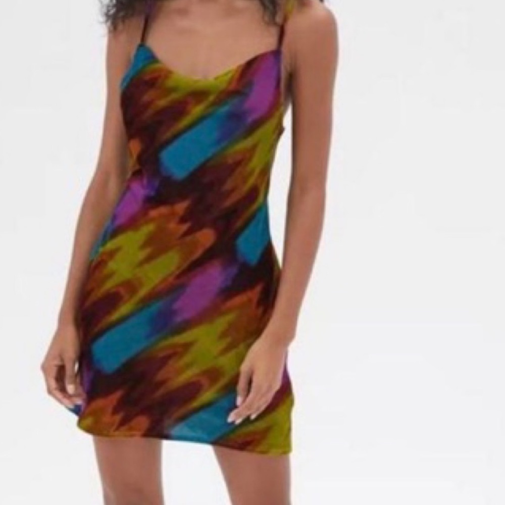 urban outfitter tie dye mini dress